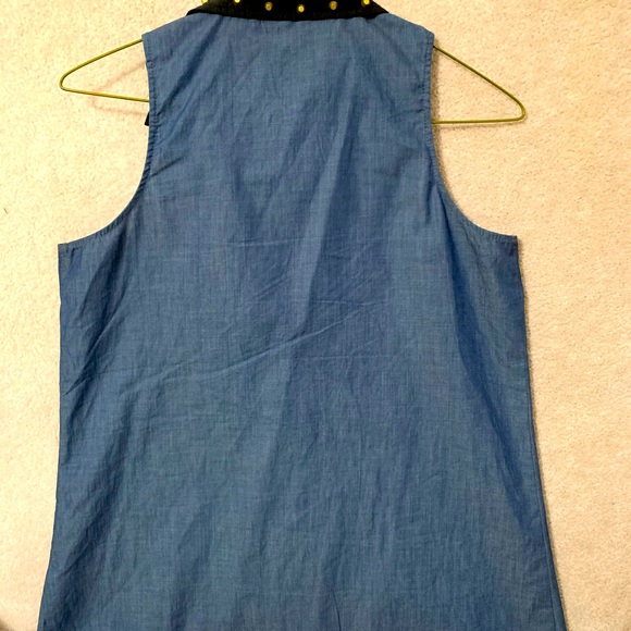 Denim button up vest - Picture 4 of 4